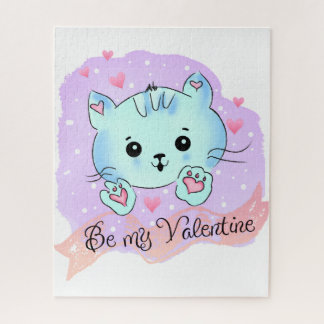 Quebra-cabeça Puzzles Be Mine Hearts Happy Valentine's Day