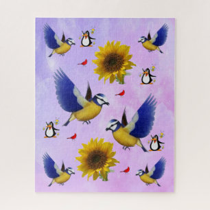 Quebra-cabeça Puzzles Pássaros Pinguim