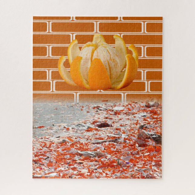 Quebra-cabeça Puzzles Tijolo Laranja (Vertical)