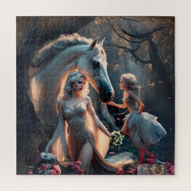 Quebra-cabeça Puzzzle de cena encantada (Vertical)