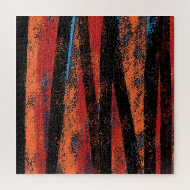 Quebra-Cabeça Quadrado de Arte Abstrata (Vertical)