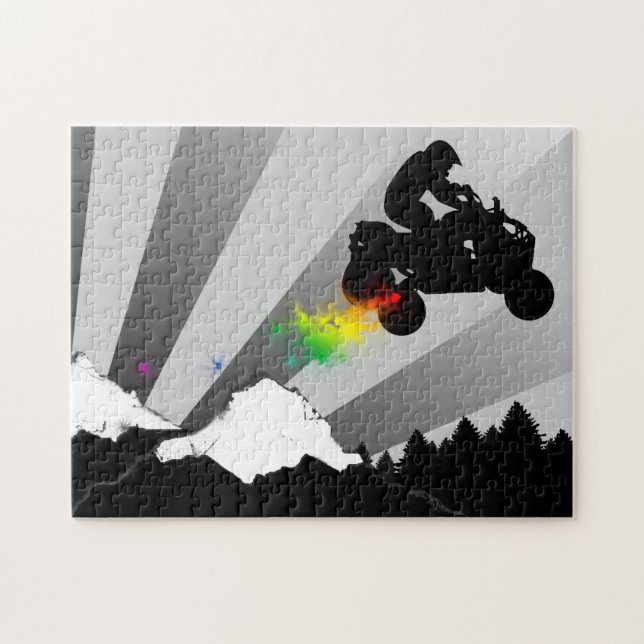 Quebra-cabeça quadriláteros: fuga da sujeira (Horizontal)