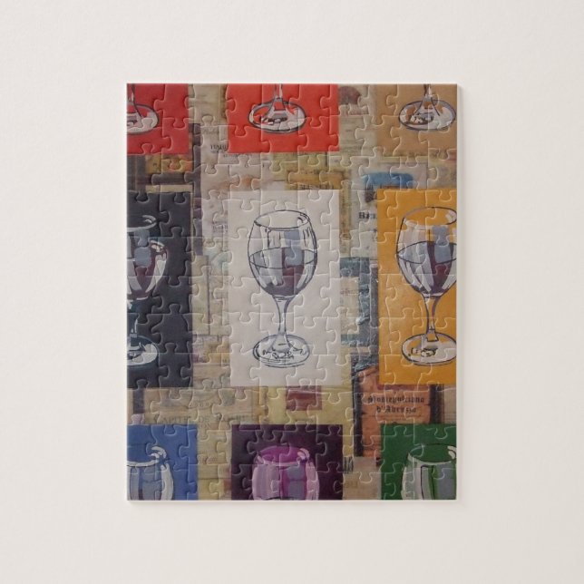 Quebra-cabeça qualquer um para um vidro (Vertical)