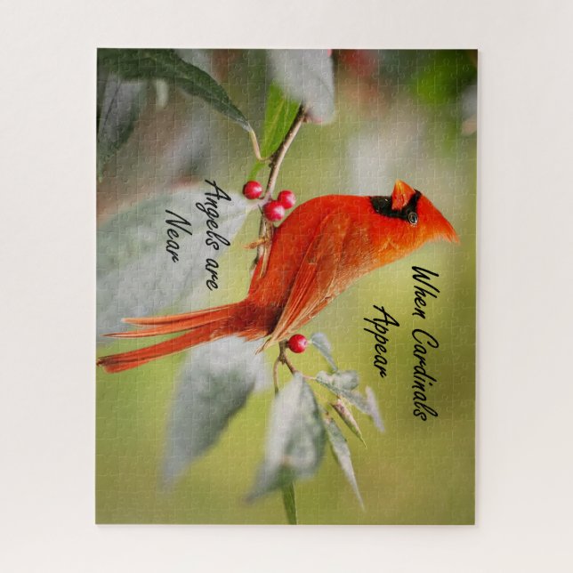 Quebra-cabeça Quando os Cardinais aparecem, os Anjos estão próxi (Vertical)