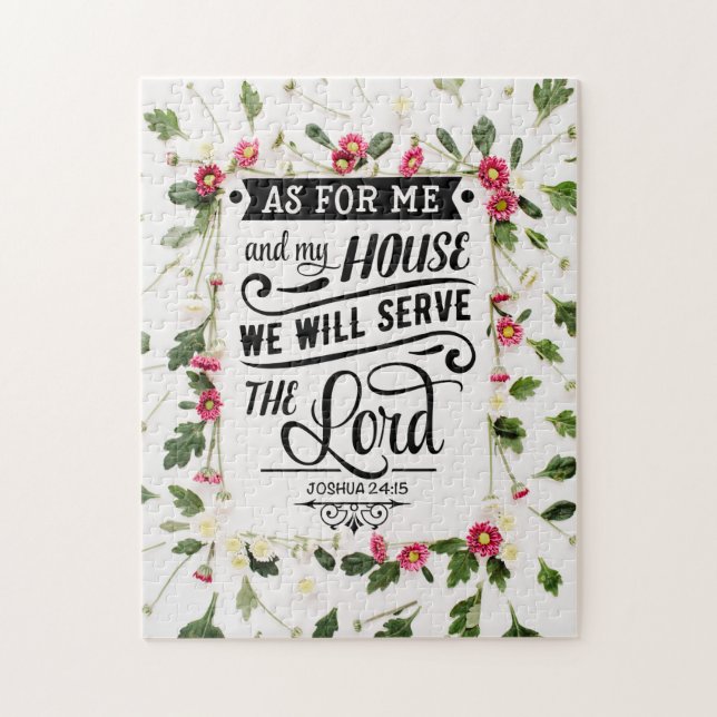 Quebra-cabeça Quanto A Mim E À Minha Casa (Vertical)