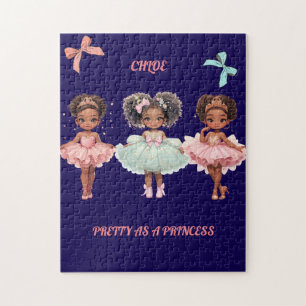 Quebra-cabeça Quarming Ballerinas Tutus Tiaras Branca