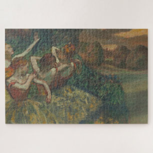 Quebra-cabeça Quatro Dançarinos, Impressionista Pintura, Edgar D