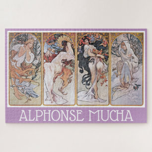 Quebra-cabeça Quatro Estações, Alphonse Mucha