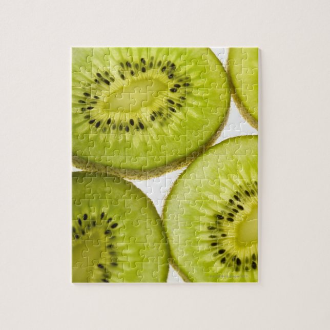 Quebra-cabeça Quatro pedaços de kiwi em fatias (Vertical)