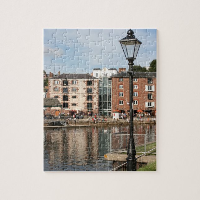 Quebra-cabeça Quay, Exeter, Devon, Reino Unido (Vertical)