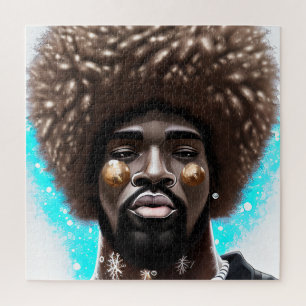 Quebra-cabeça Que Homem Negro Rei Melanin Bruh Irmão