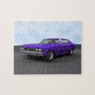 Quebra-cabeça Quebra-cabeça: 1968 Chevelle SS: Acabamento Roxo