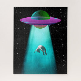 Quebra-cabeça QUEBRA-CABEÇA: Abdução Alien Retro OVNI