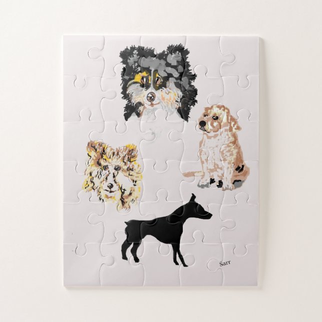 Quebra-cabeça Quebra-cabeça: Cachorros do Mundo (Vertical)