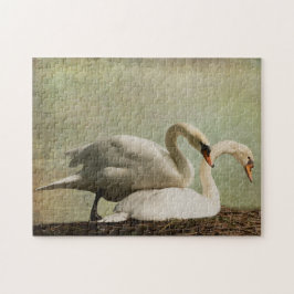QUEBRA-CABEÇA QUEBRA-CABEÇA-CISNES ANINHANDO