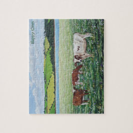 Quebra-cabeça "Quebra-cabeça das vacas felizes"