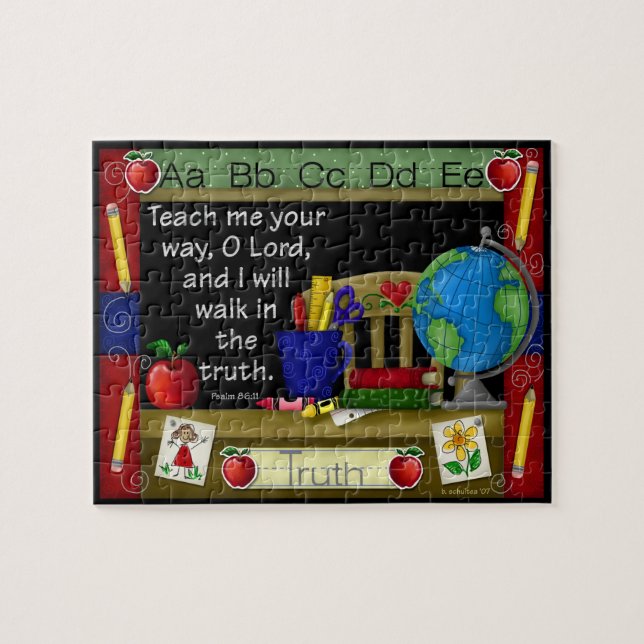 Quebra-cabeça "Quebra-cabeça de serra de vaivém do professor (Horizontal)