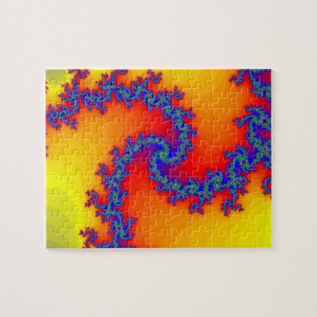 Quebra-cabeça Quebra-cabeça: Design espiral do Fractal (Horizontal)