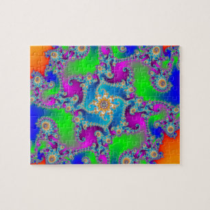 Quebra-cabeça Quebra-cabeça: Design Fratural Complexo