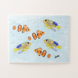 Quebra-cabeça Quebra-cabeça: Escola De Peixes Tropicais