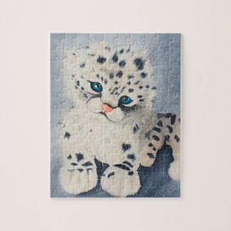 Quebra-cabeça Quebra-cabeça, Neve, Leopardo, Grande Quebra-cabeç