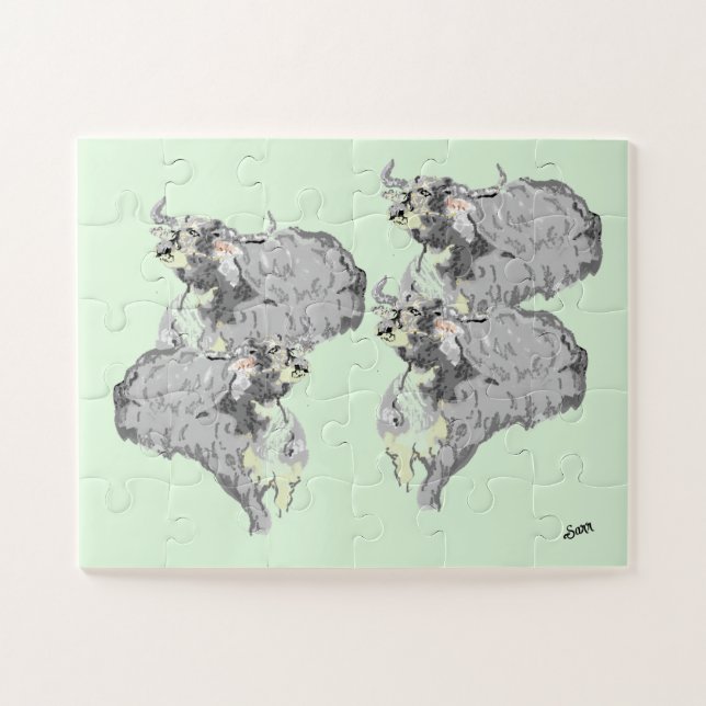 Quebra-cabeça Quebra-cabeça: O Buffalo (Horizontal)