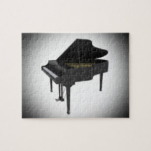 Quebra-cabeça Quebra-cabeça: Piano de cauda preto