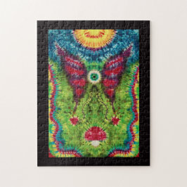 Quebra-cabeça "Quebra-cabeça tingido laço do globo ocular de