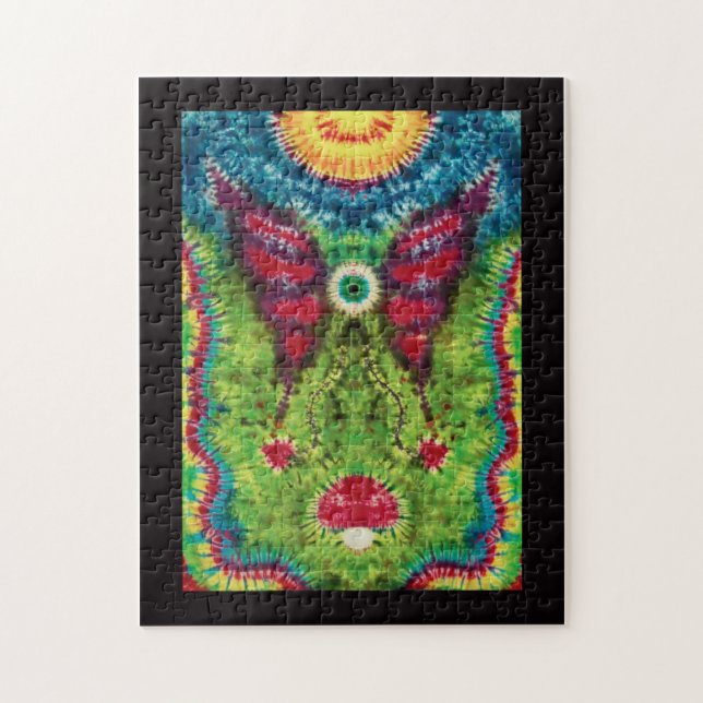 Quebra-cabeça "Quebra-cabeça tingido laço do globo ocular de (Vertical)