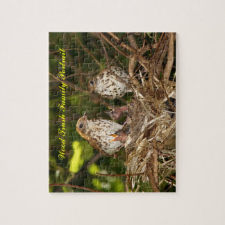 Quebra-cabeça Quebra-cabeça, Trush de madeira, retrato da