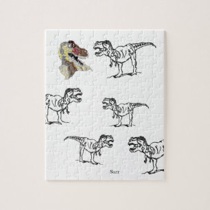 Quebra-cabeça Quebra-cabeça: Tyannosaurus King dos Dinossauros