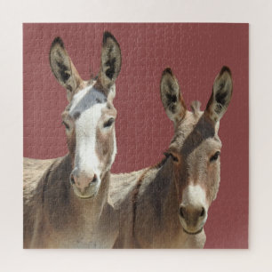 Quebra-cabeça Quebra-cabeça, vida selvagem, burros, Oatman, Ari