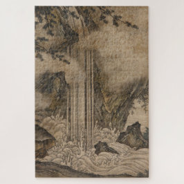 Quebra-cabeça Quebra d'água (Arte da Paisagem Japonesa) (Kano Mo