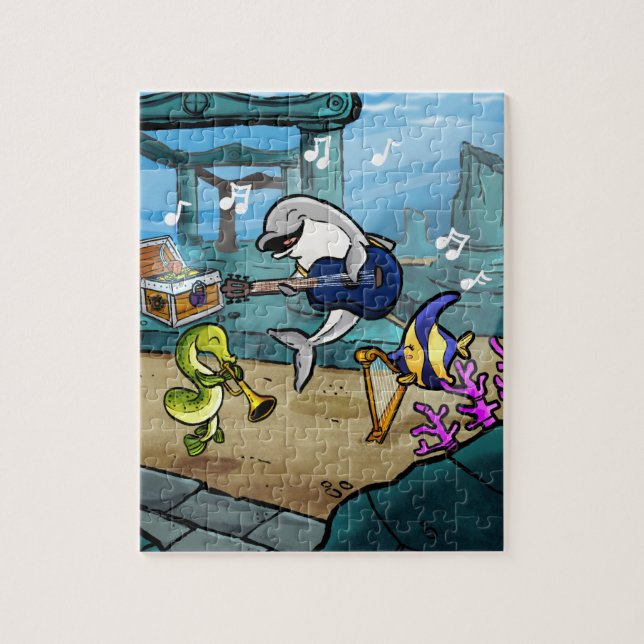 Quebra-cabeça Quebrando em Jamaica com Kai e Amigos Puzzle (Vertical)