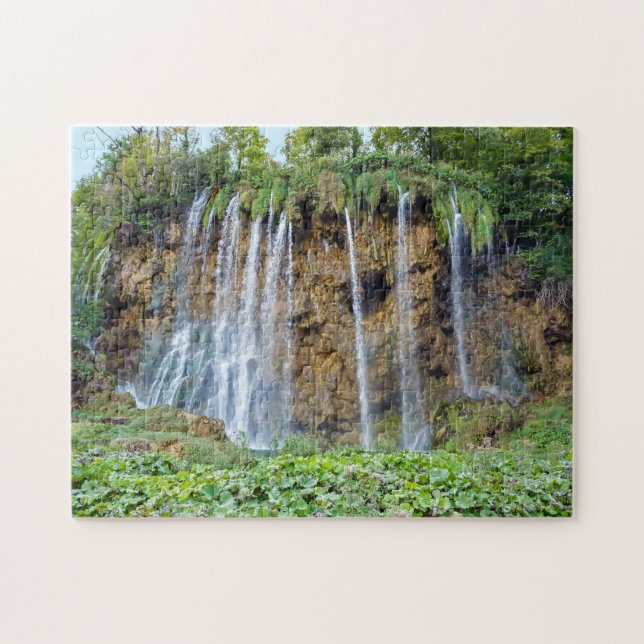 Quebra-cabeça Quedas de água no Parque Nacional de Plitvice - Cr (Horizontal)