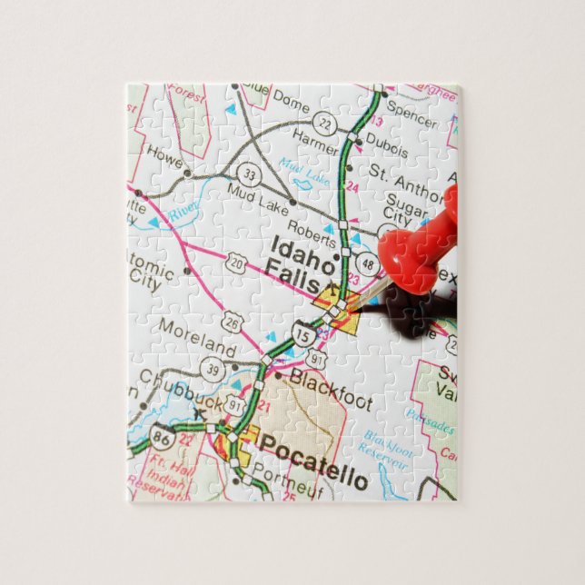 Quebra-cabeça Quedas de Idaho (Vertical)