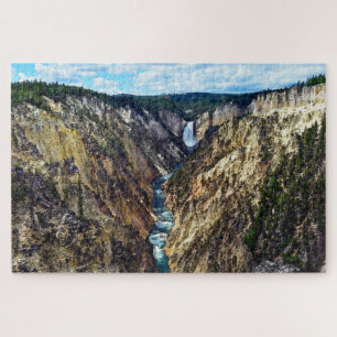 Quebra-cabeça Quedas de Yellowstone Inferior, Parque Nacional Ye
