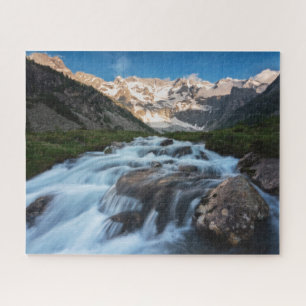 Quebra-cabeça Quedas Lago Aviolo, Itália