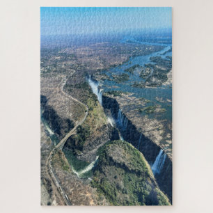 Quebra-cabeça Quedas Victoria: Maravilha Natural da África