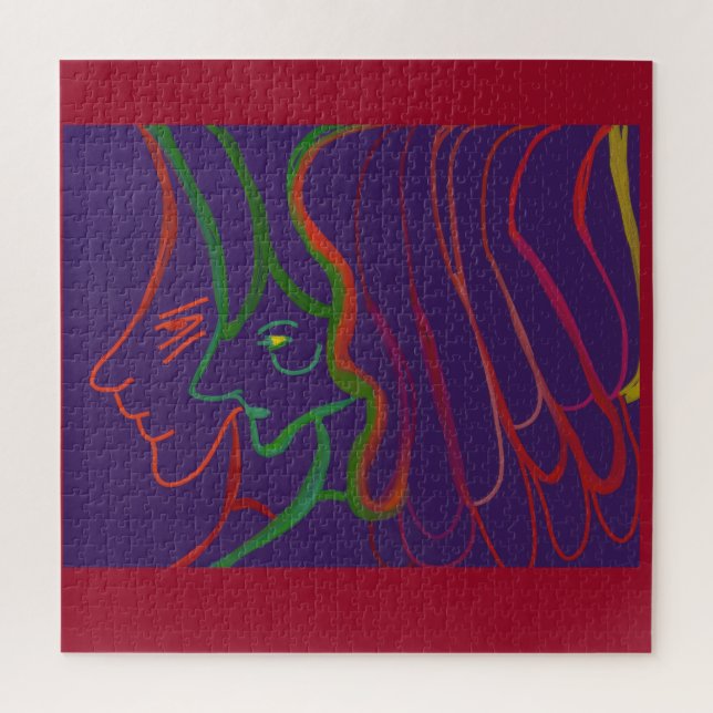 Quebra-cabeça Queen and Her King Jigsaw Puzzle (Vertical)