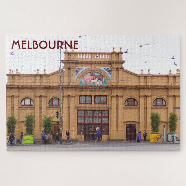 Quebra-cabeça Queen Victoria Market, Melbourne, Austrália (Horizontal)