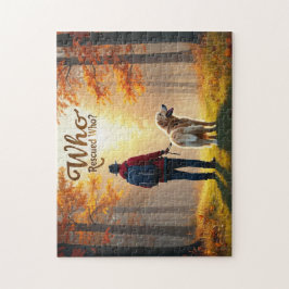 Quebra-cabeça Quem Resgatou Quem - Homem, ouro de caminhada