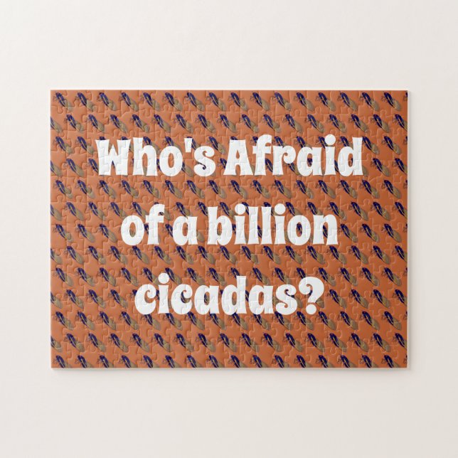 Quebra-cabeça Quem tem medo de um bilhão de Cicadas? (Horizontal)