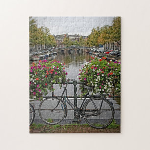 Quebra-cabeça Quero andar de bicicleta em Amsterdã - Quebra-cabe