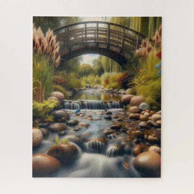 Quebra-cabeça Quiet Summer Stream (Vertical)