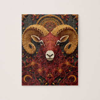 Quebra-cabeça Quilling do Zodíaco de Áries