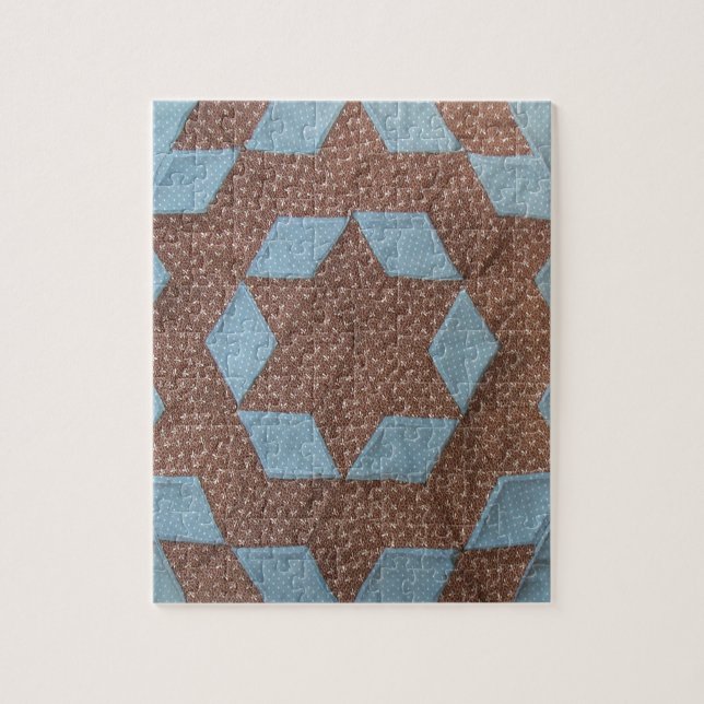 Quebra-cabeça Quilt Pattern - Castelo (Vertical)