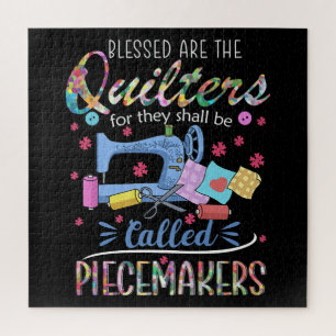 Quebra-cabeça Quilters Abençoados Piecemakers Eilhando Ideias D