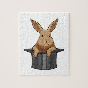 Quebra-cabeça Rabbit Mágico Chapéu mágico