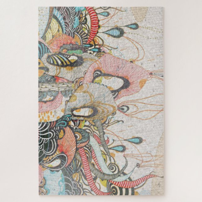 Quebra-cabeça Rabiscar a Língua da Luz (Vertical)